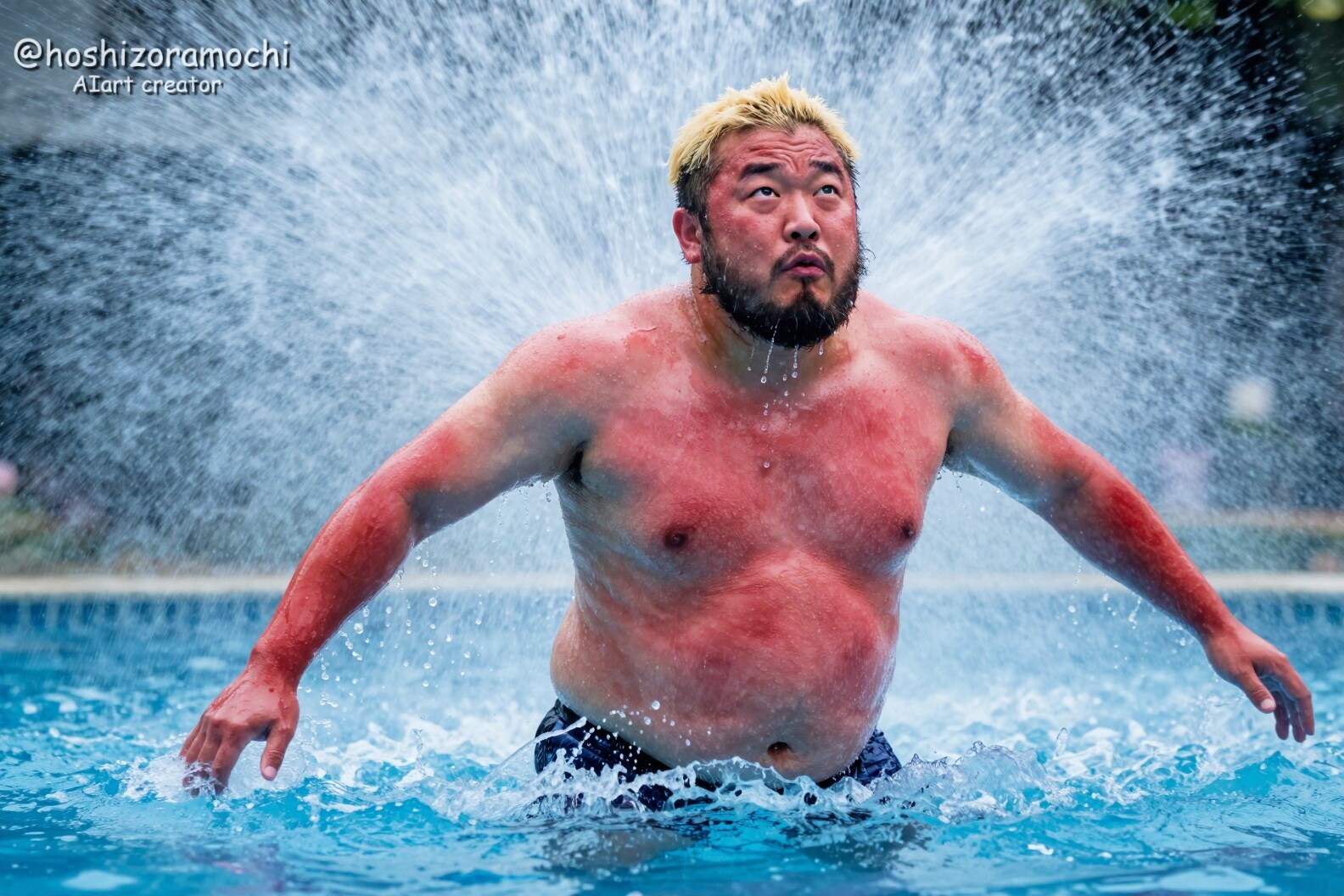 凍水の咆哮：水飛沫と雄々しき静止