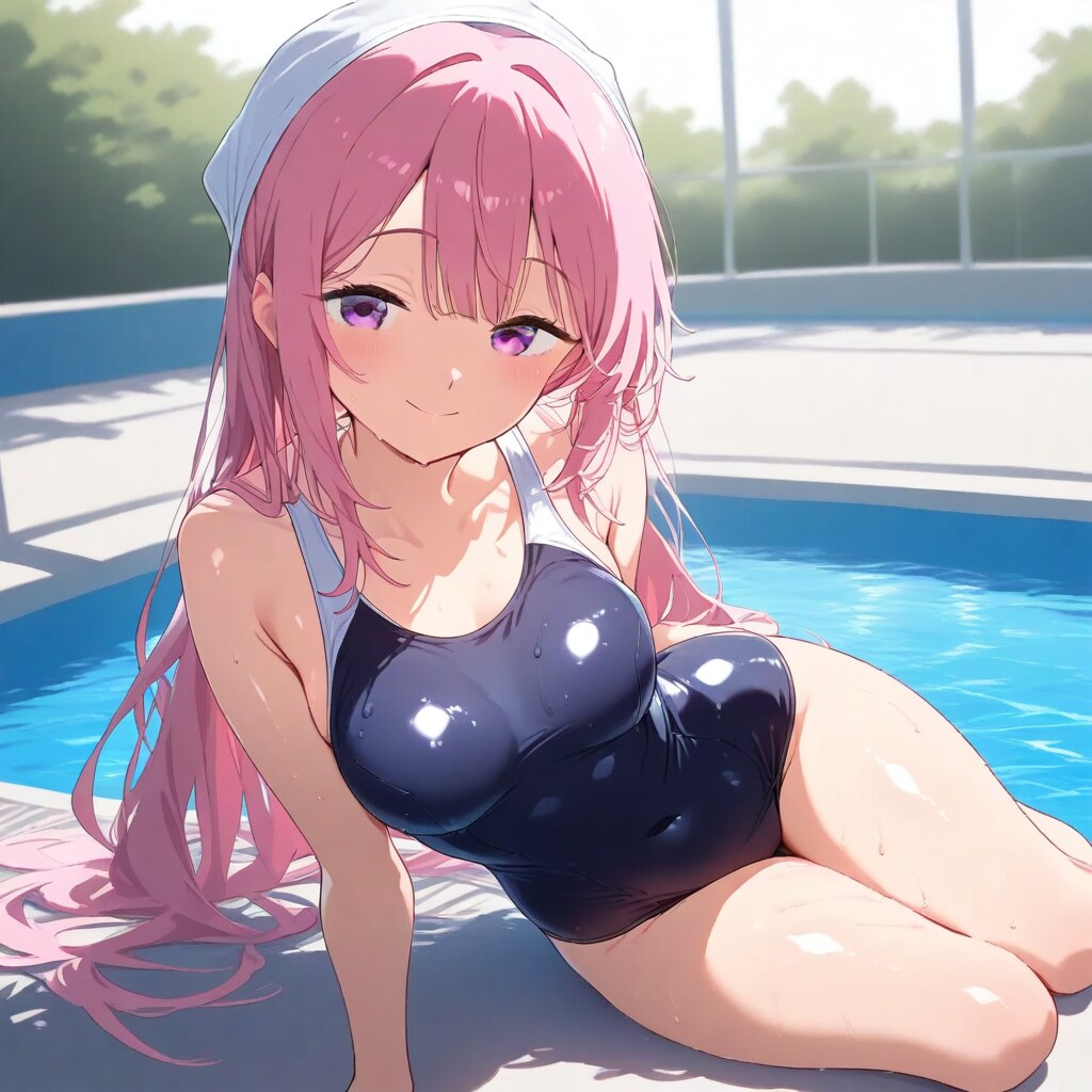 BUTTERでスク水