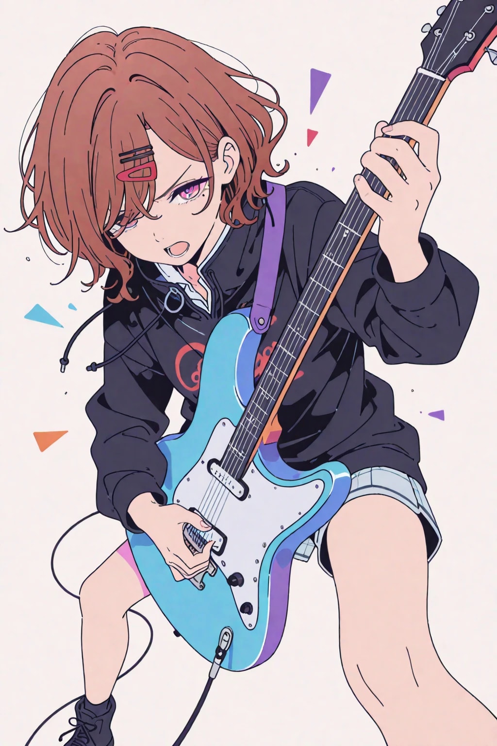 ギターを弾く樋口円香 | の人気AIイラスト・グラビア