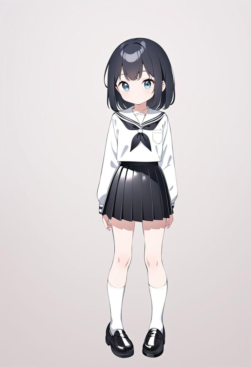 白黒セーラーちゃん