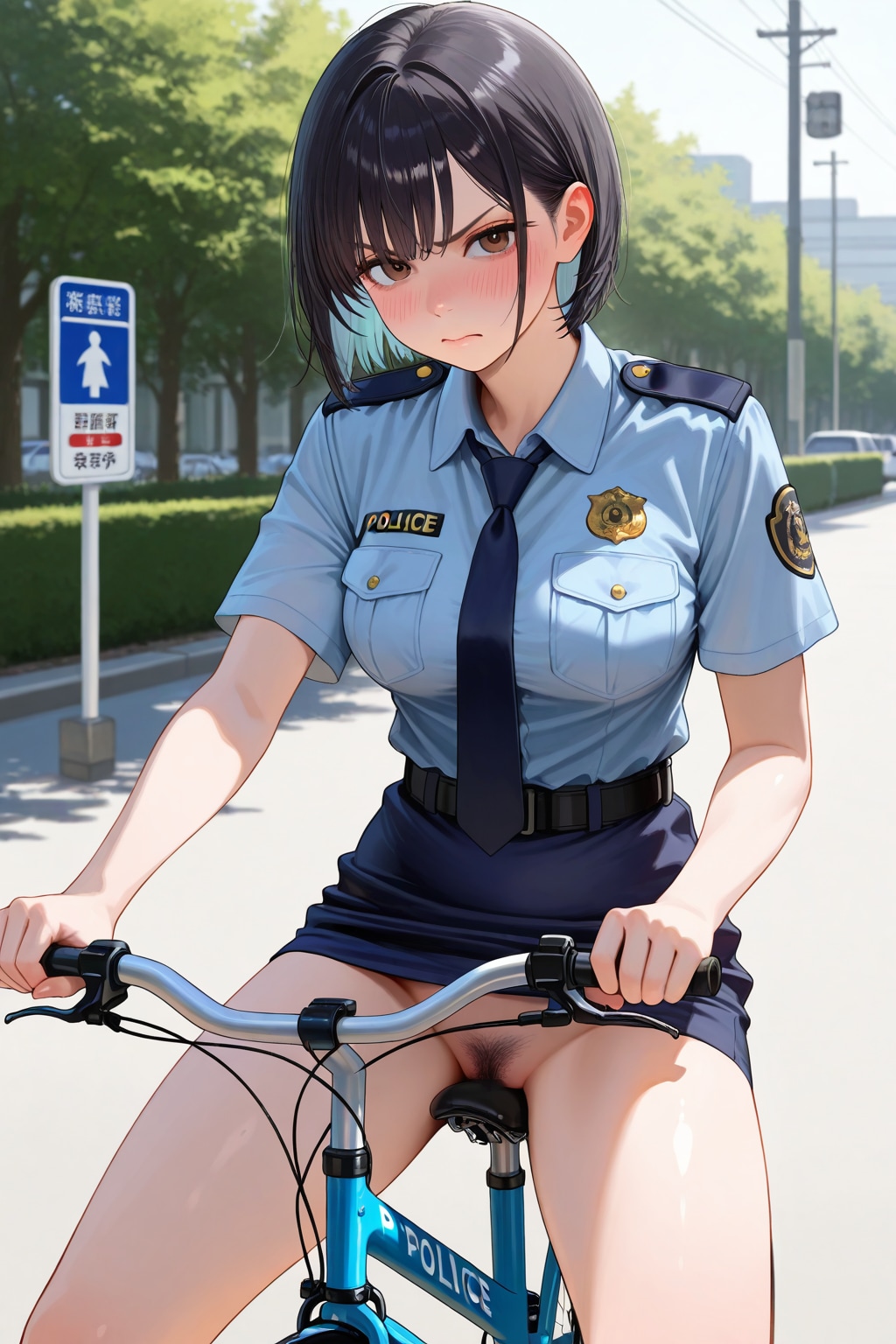 婦警さんを服従させる