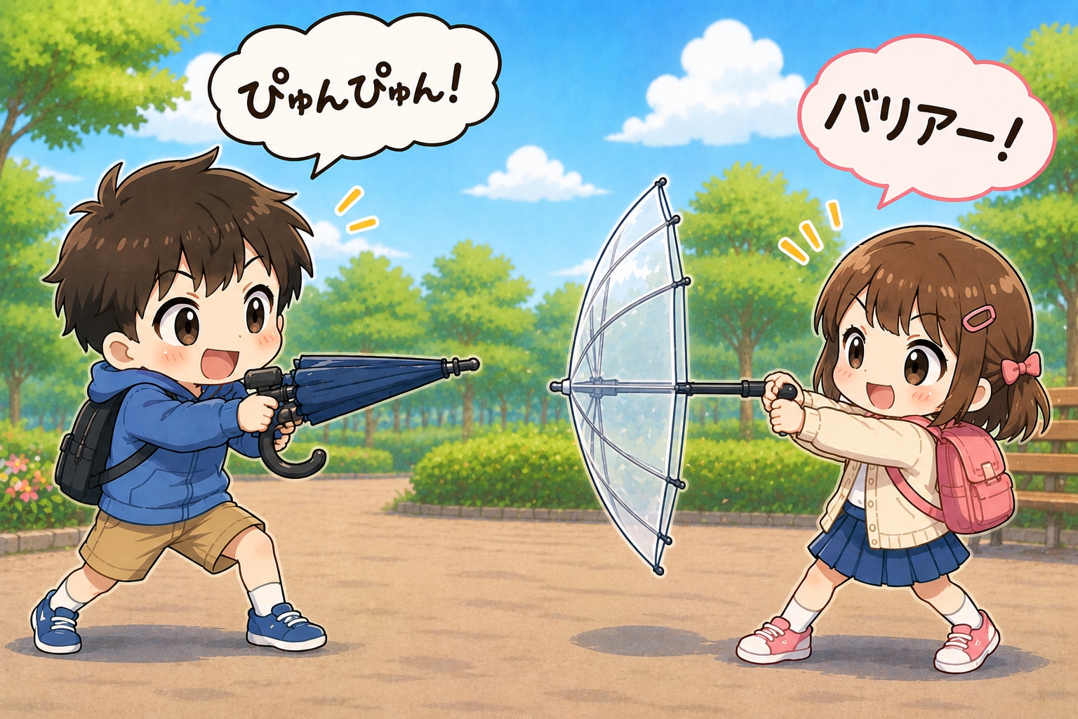 傘バトル