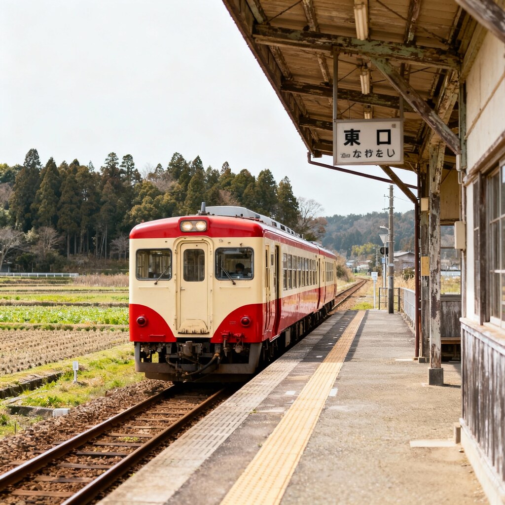 レトロ風景〜キハ20系気動車