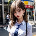 街中の女子校生 5枚目