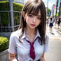 街中の女子校生 6枚目
