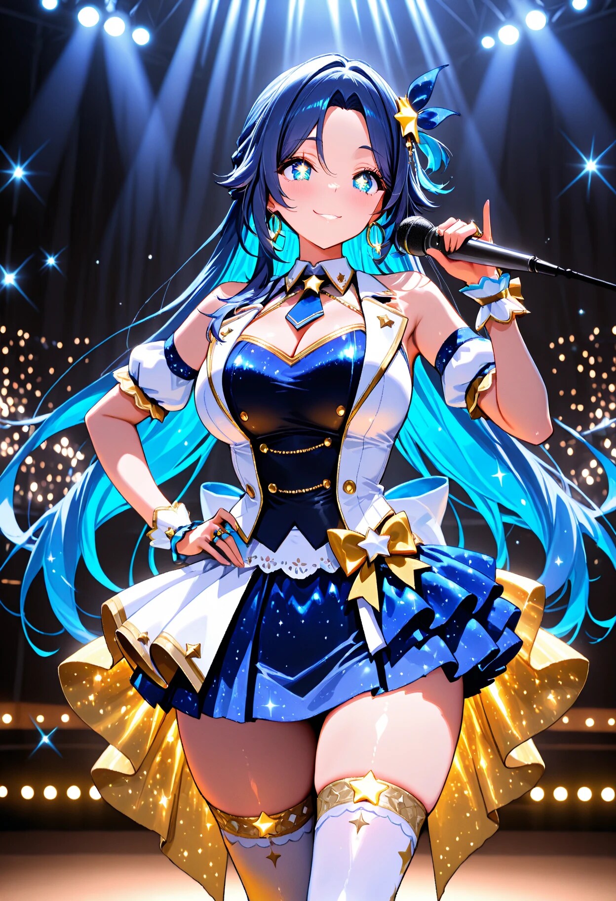 蒼きアイドル、ステージへ
