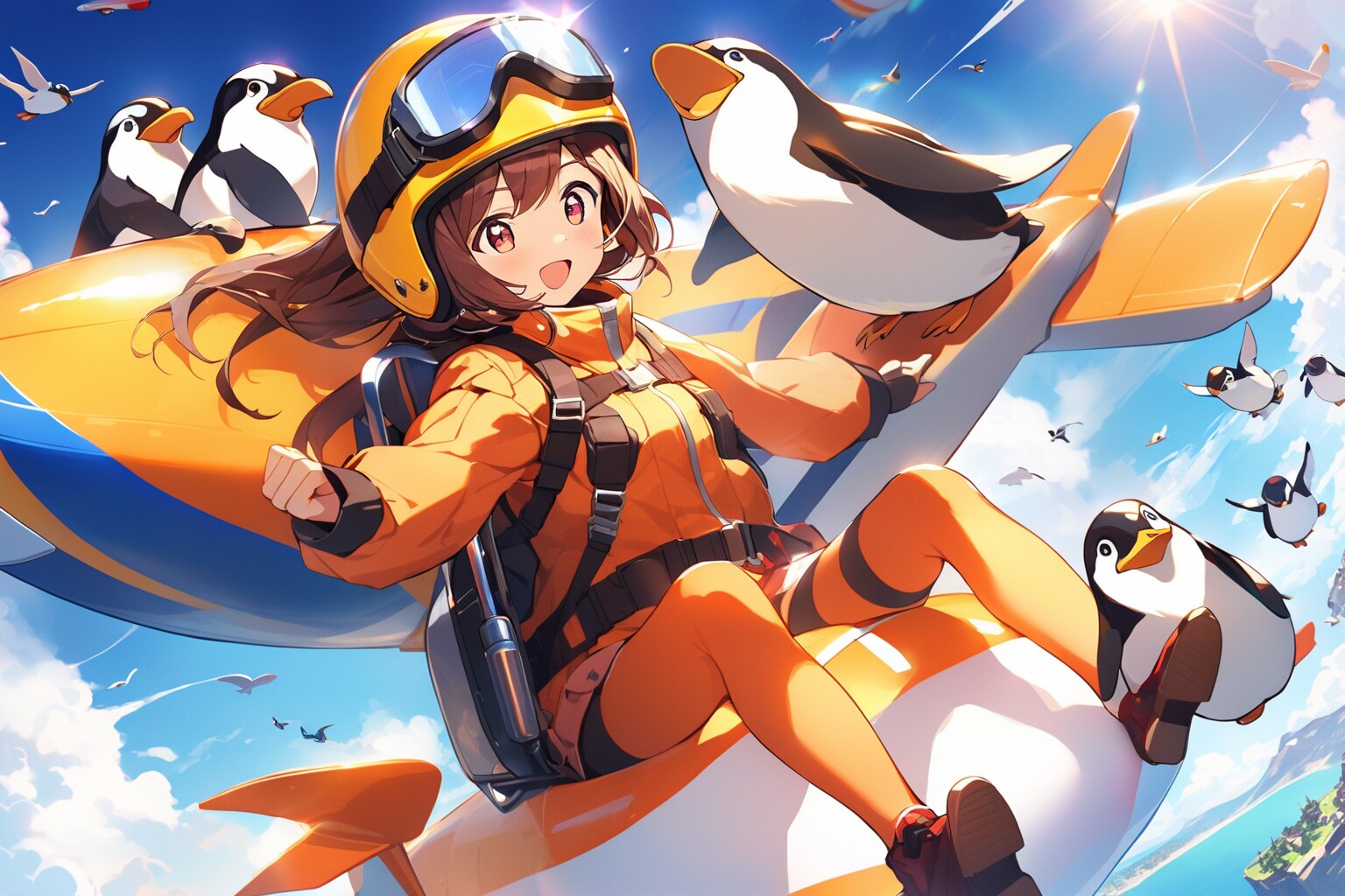 ペンギンと空を翔ける