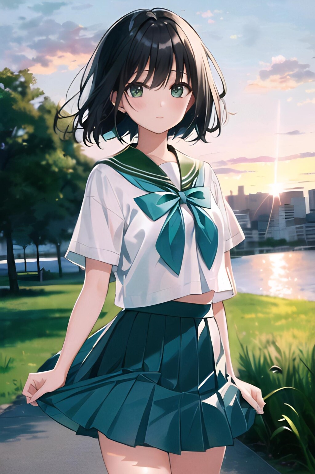 秋風吹く