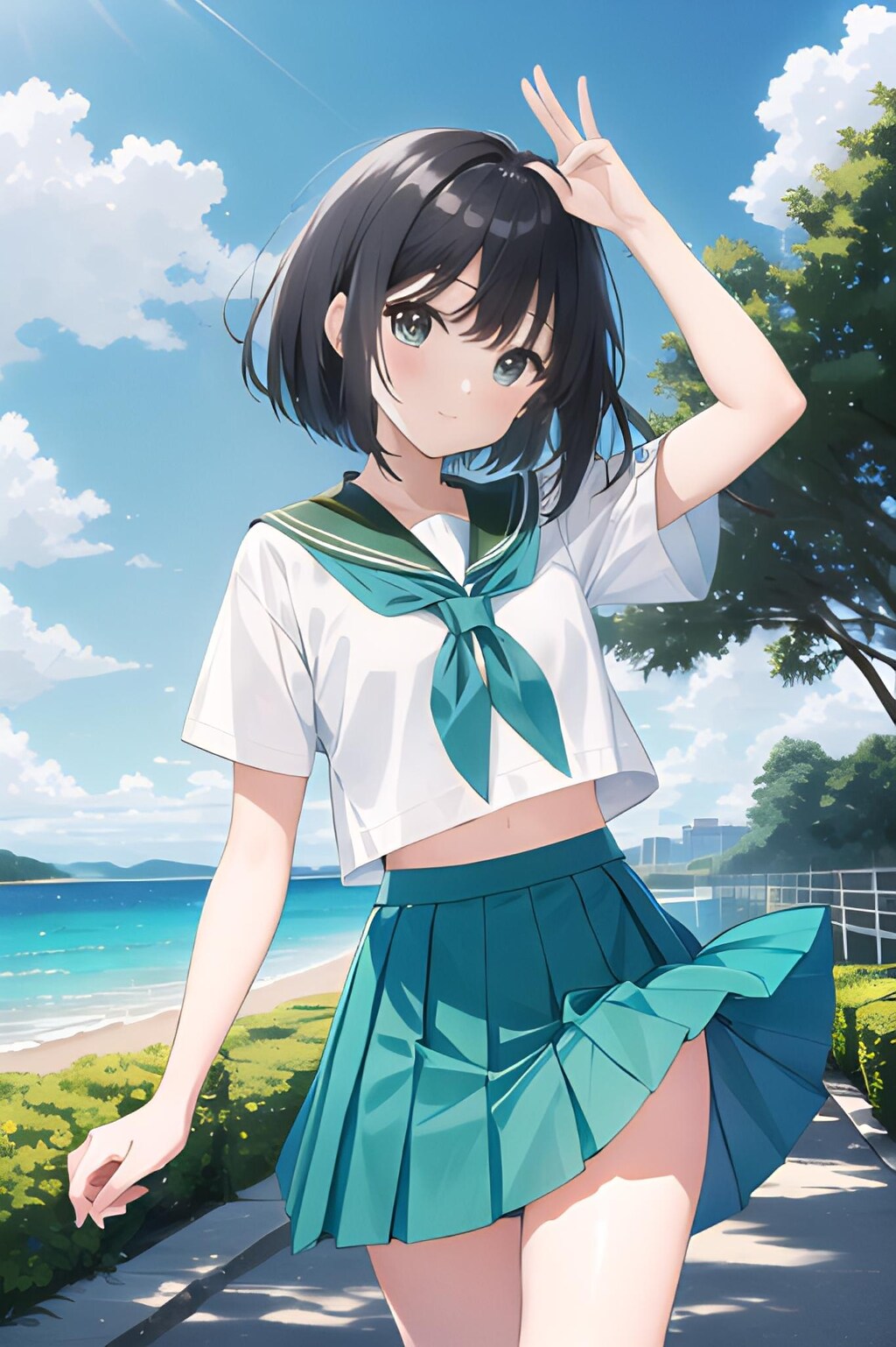 秋風吹く