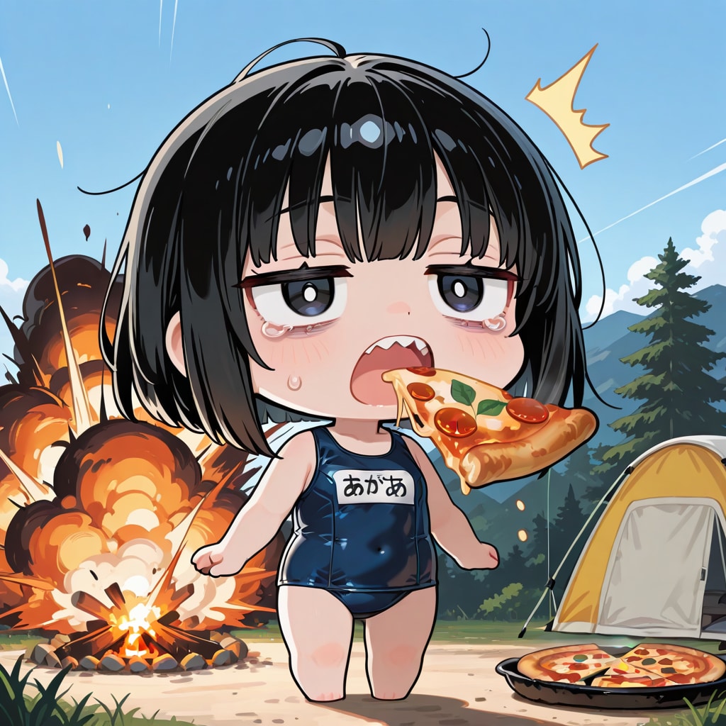にいちゃん…おピッツァだとこうなるって…🍕💥