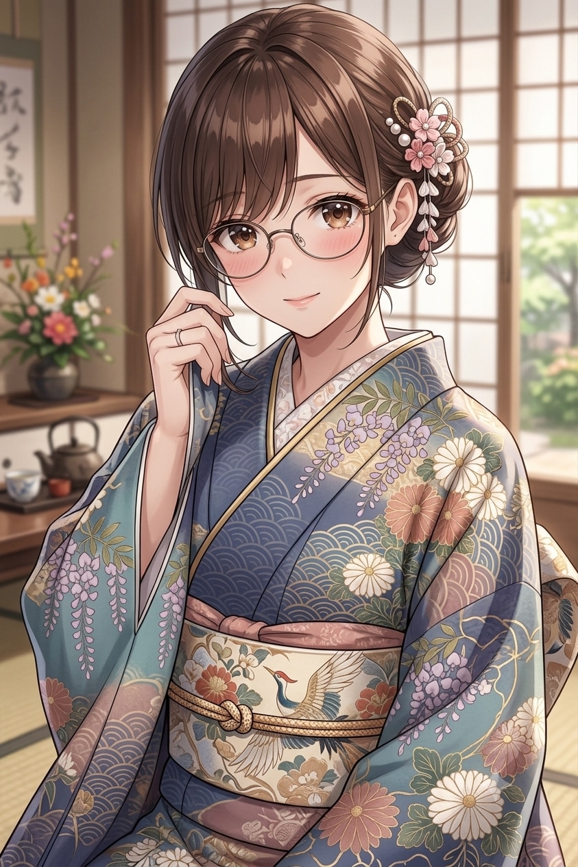【カスミ】着物スタイル | の人気AIイラスト・グラビア