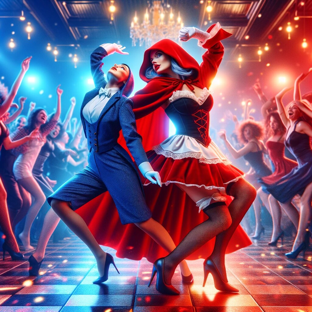 クリスマス・イブにはしゃぐ執事ちゃんと赤ずきんちゃん