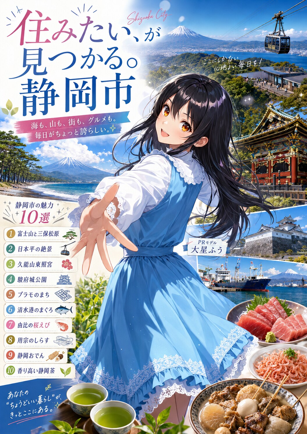 地元をPR！✨ | の人気AIイラスト・グラビア