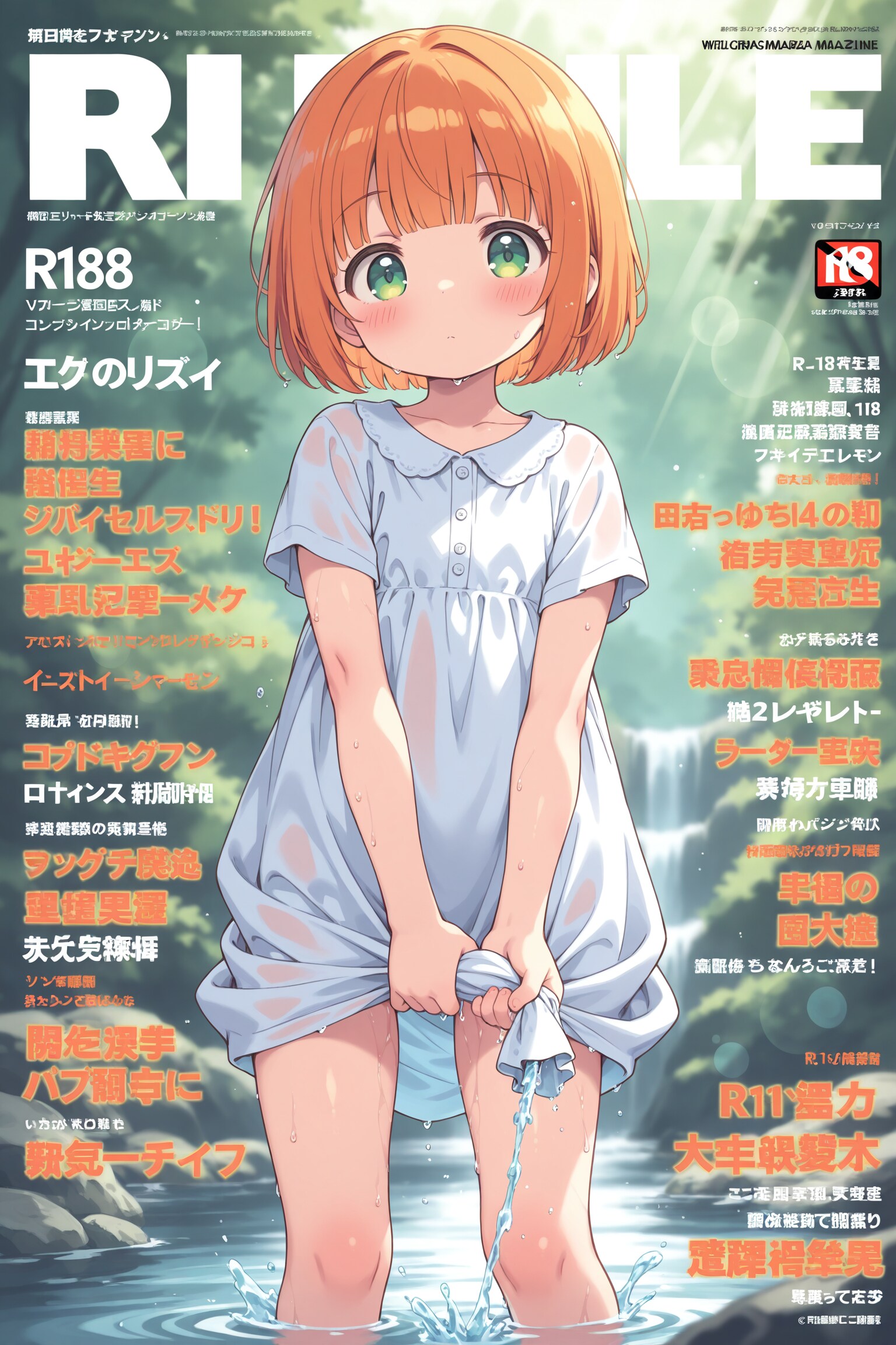 【表紙(*´ω`*)】大自然系の雑誌 | の人気AIイラスト・グラビア