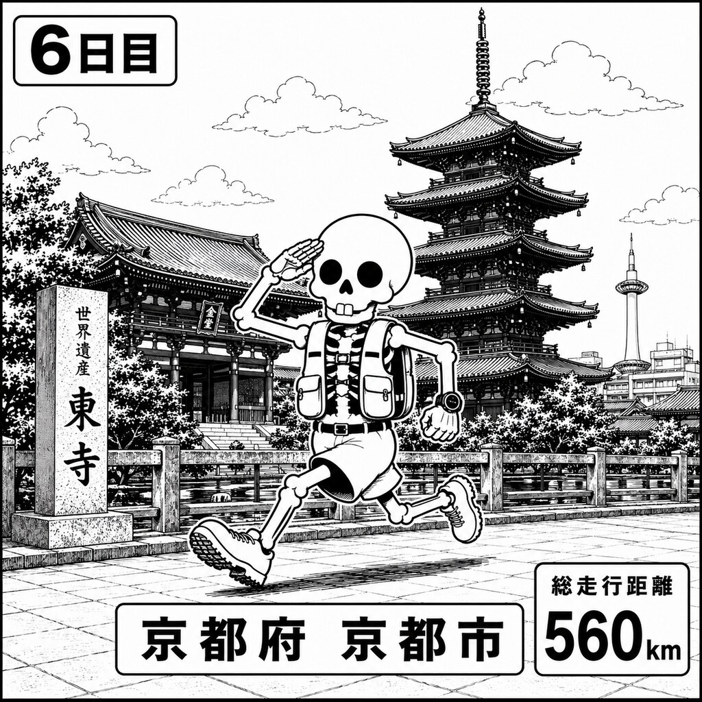 京都府京都市に到着