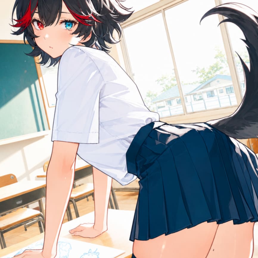 男子の妄想❔　クラスの女子😻🐺
