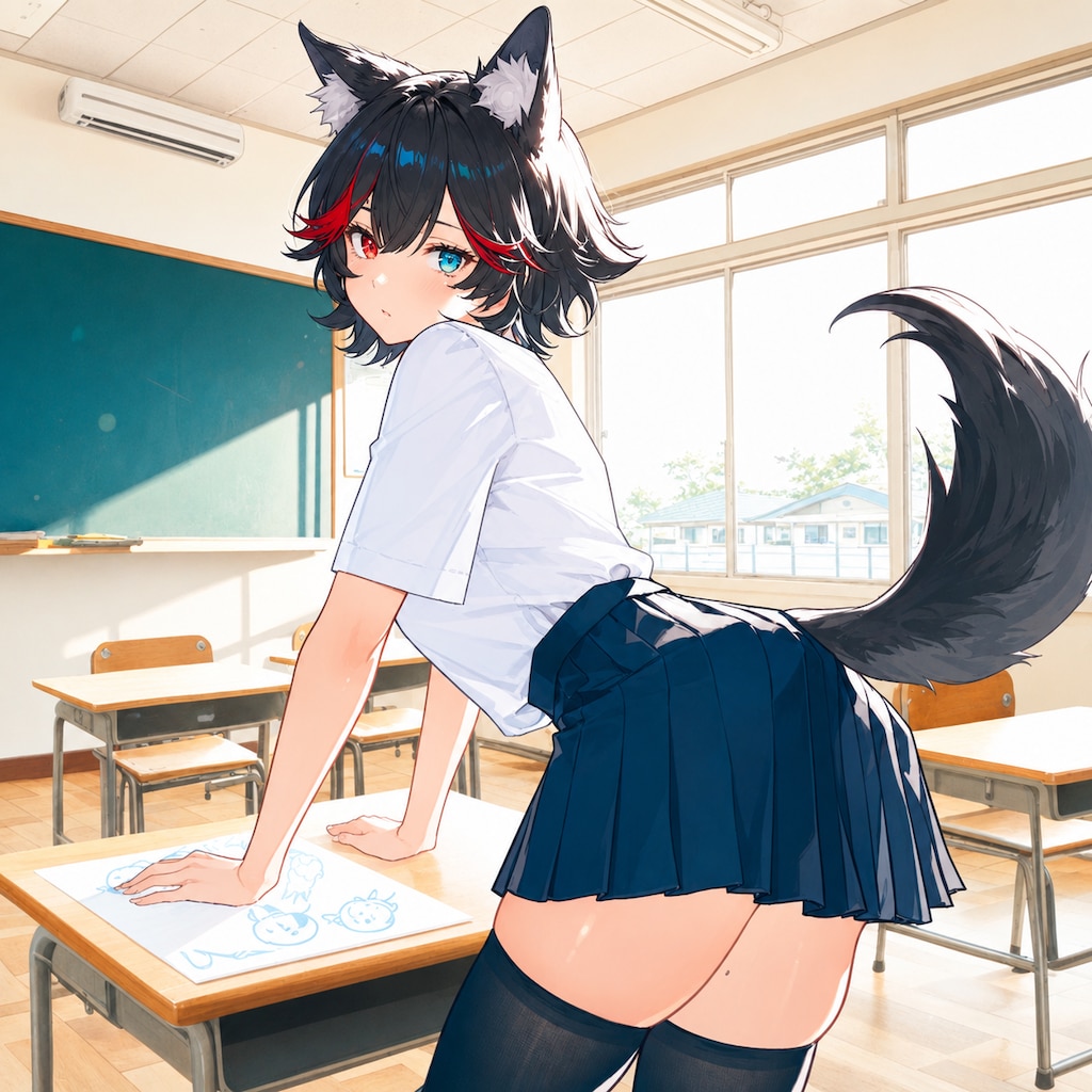 男子の妄想❔　クラスの女子😻🐺