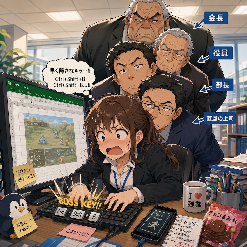 ボスが来た