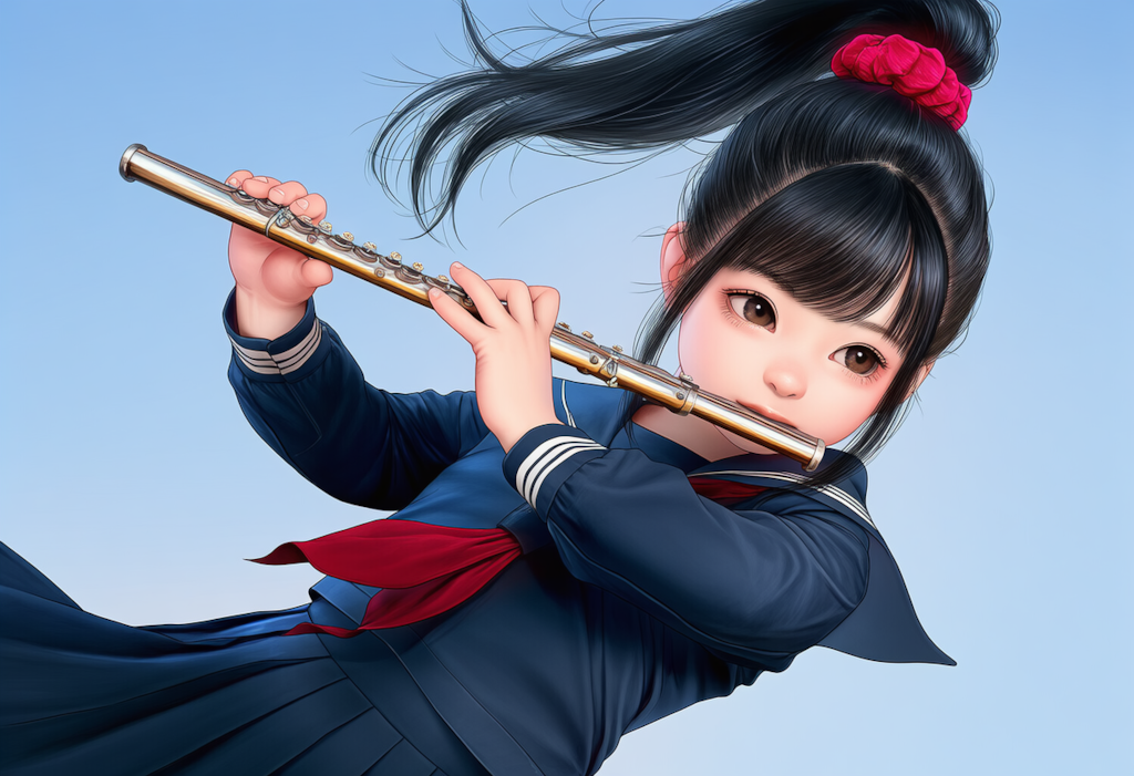 ポニテの笛吹きは朗らかに