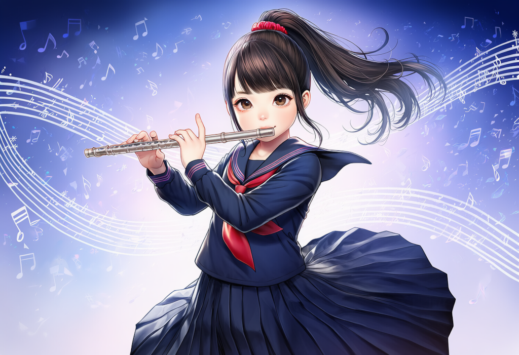 ポニテの笛吹きは朗らかに