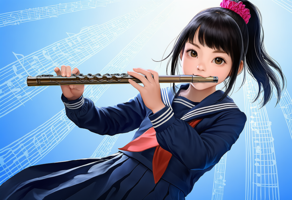 ポニテの笛吹きは朗らかに