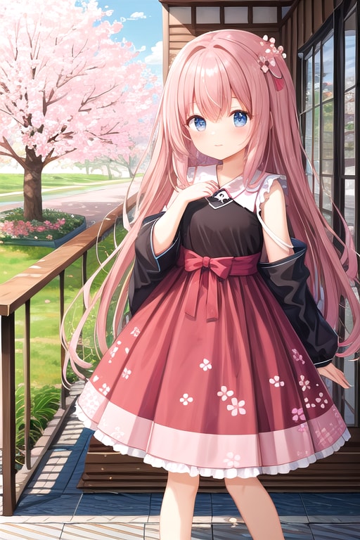 桜色のドレス | の人気AIイラスト・グラビア