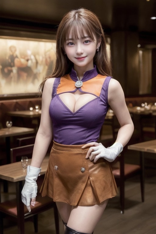 レストランの看板娘