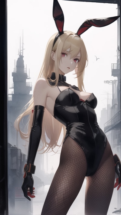 サイバーパンクなバニーガール