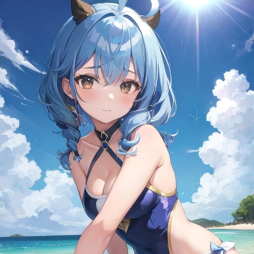 海辺の角