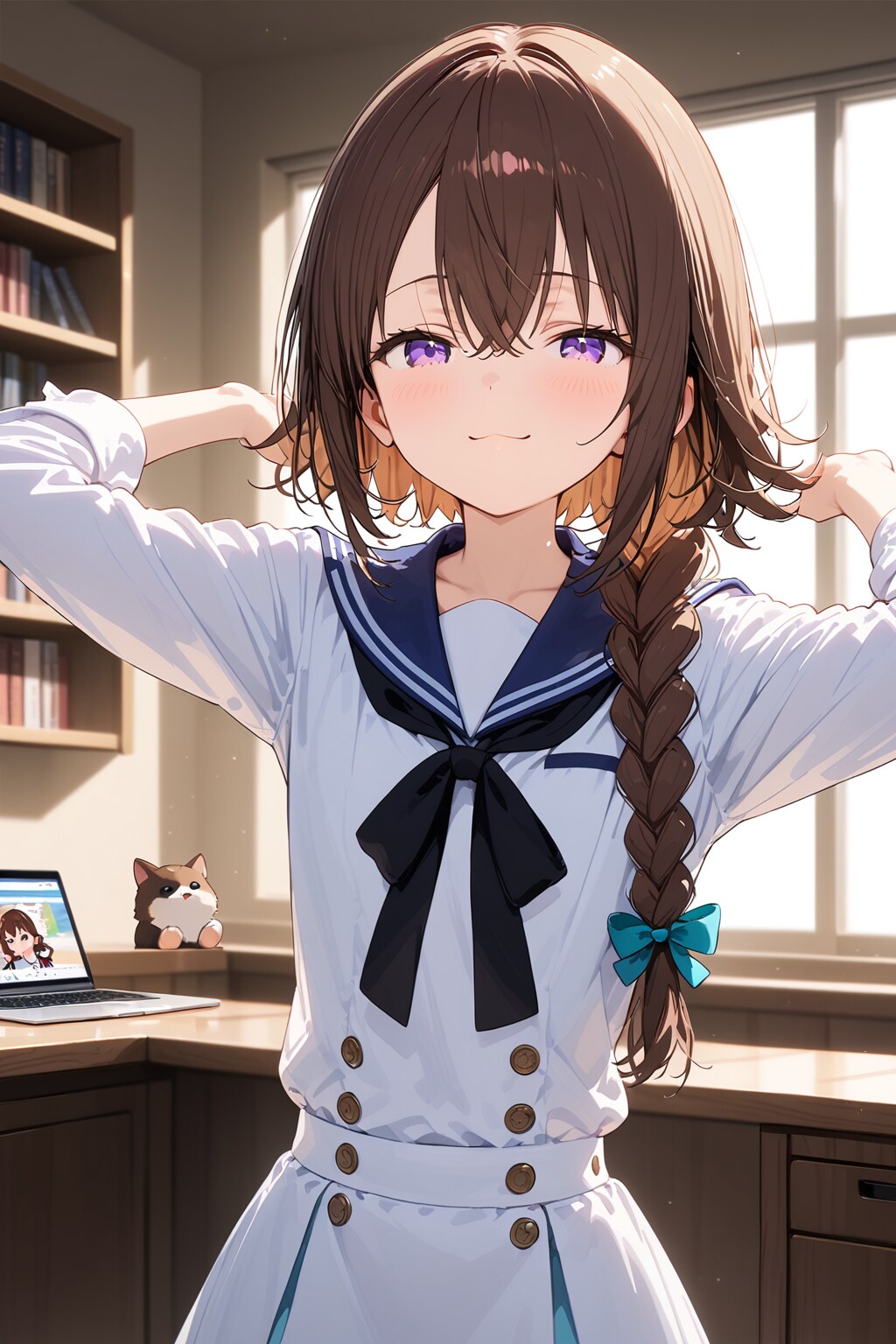 部活動終わりの紬