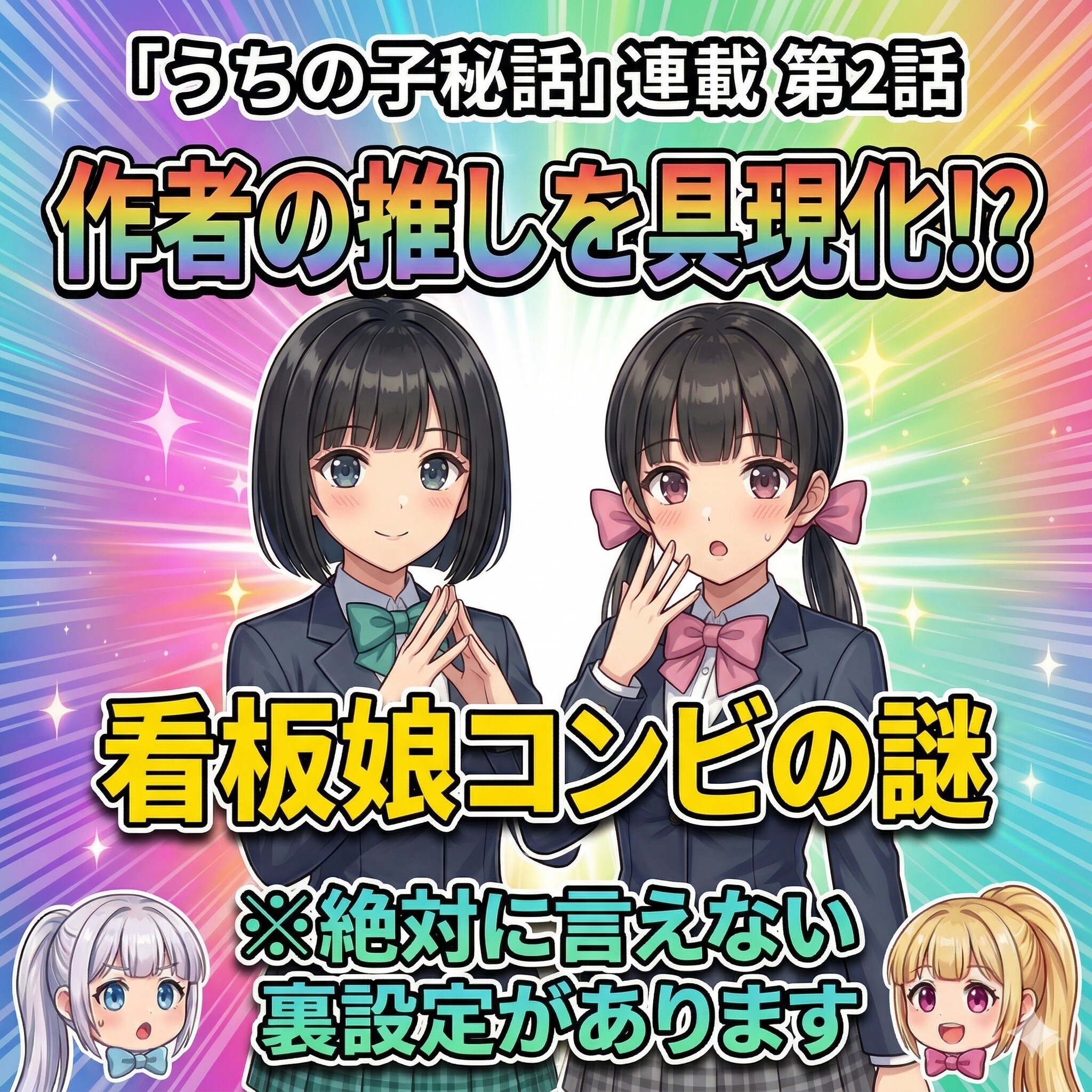 【秘話②】作者の推しを具現化！？看板娘コンビの謎 | の人気AIイラスト・グラビア