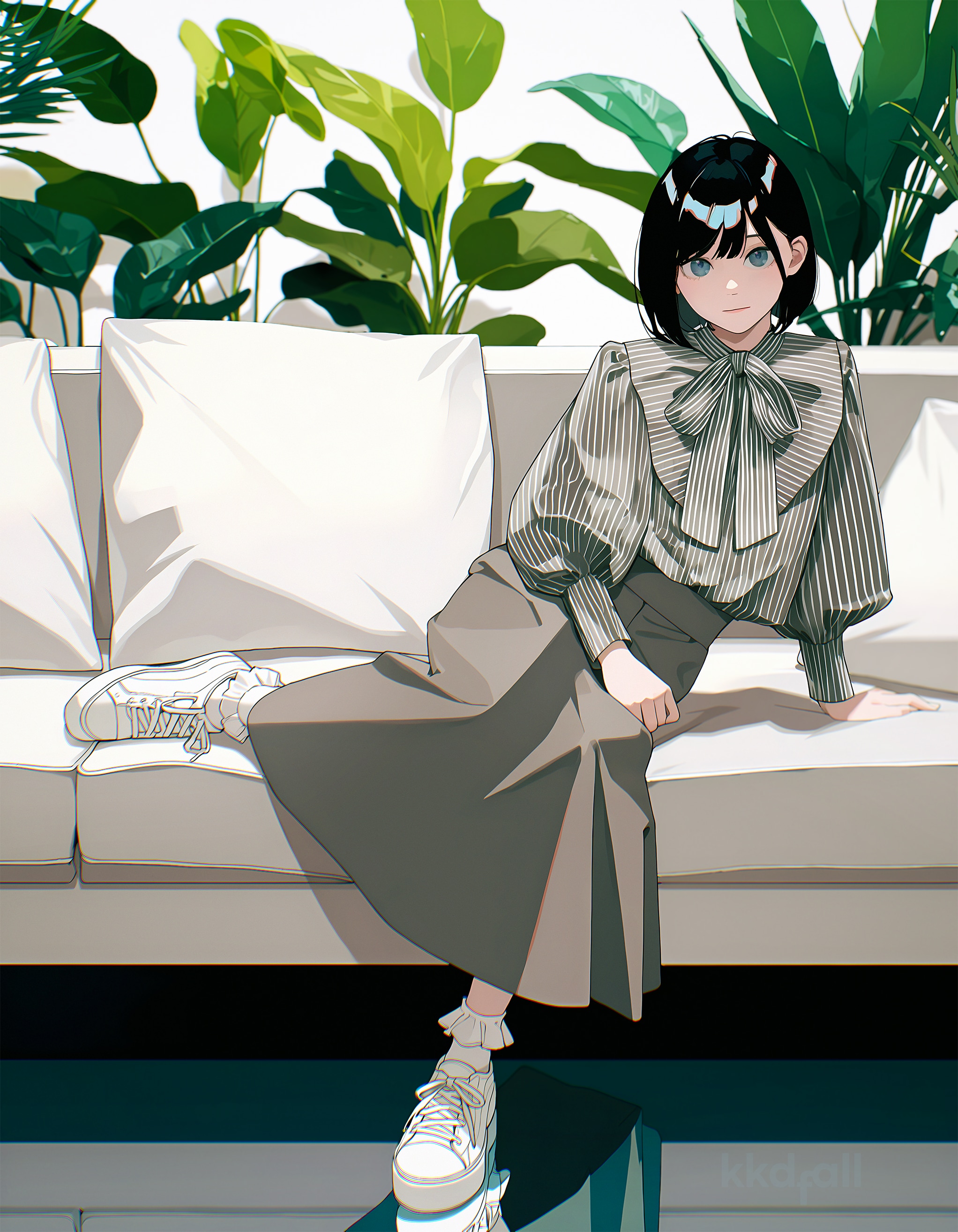 Blouse | の人気AIイラスト・グラビア