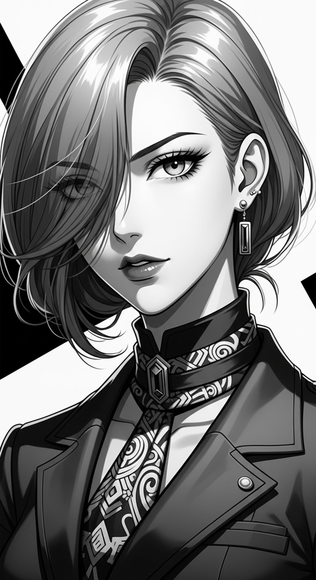 モノクロの肖像