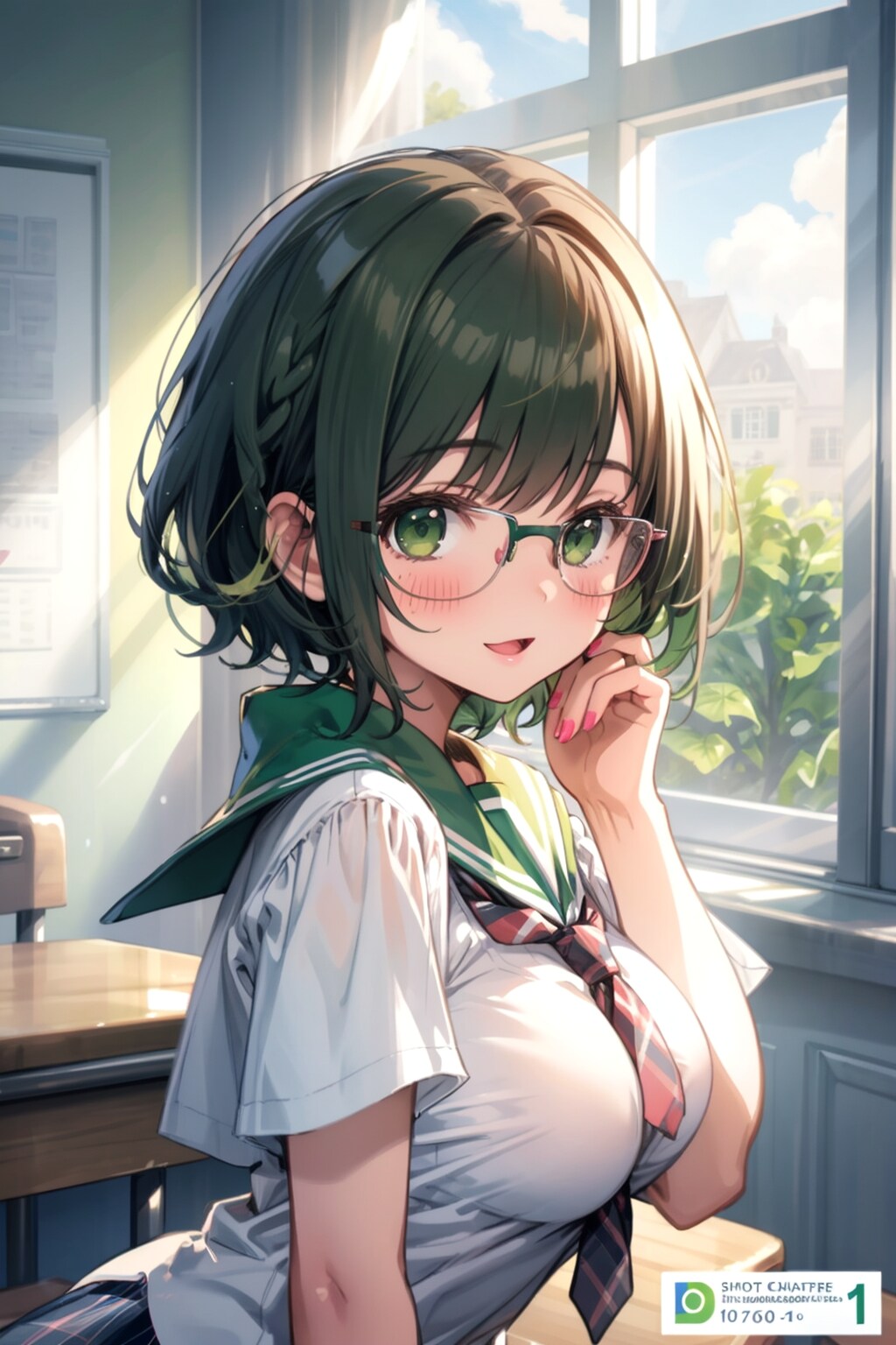 いつもわたしの胸見てますね❤️お付き合いしてるから性的接触には同意してますよ、たかし先輩❤️