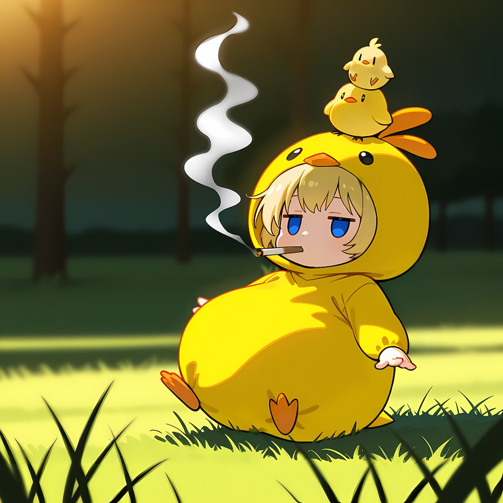 黄昏のピヨたち