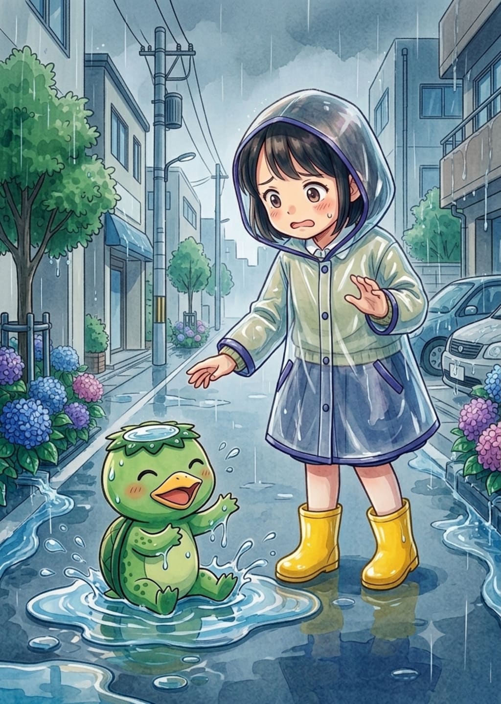 雨の日のできごと