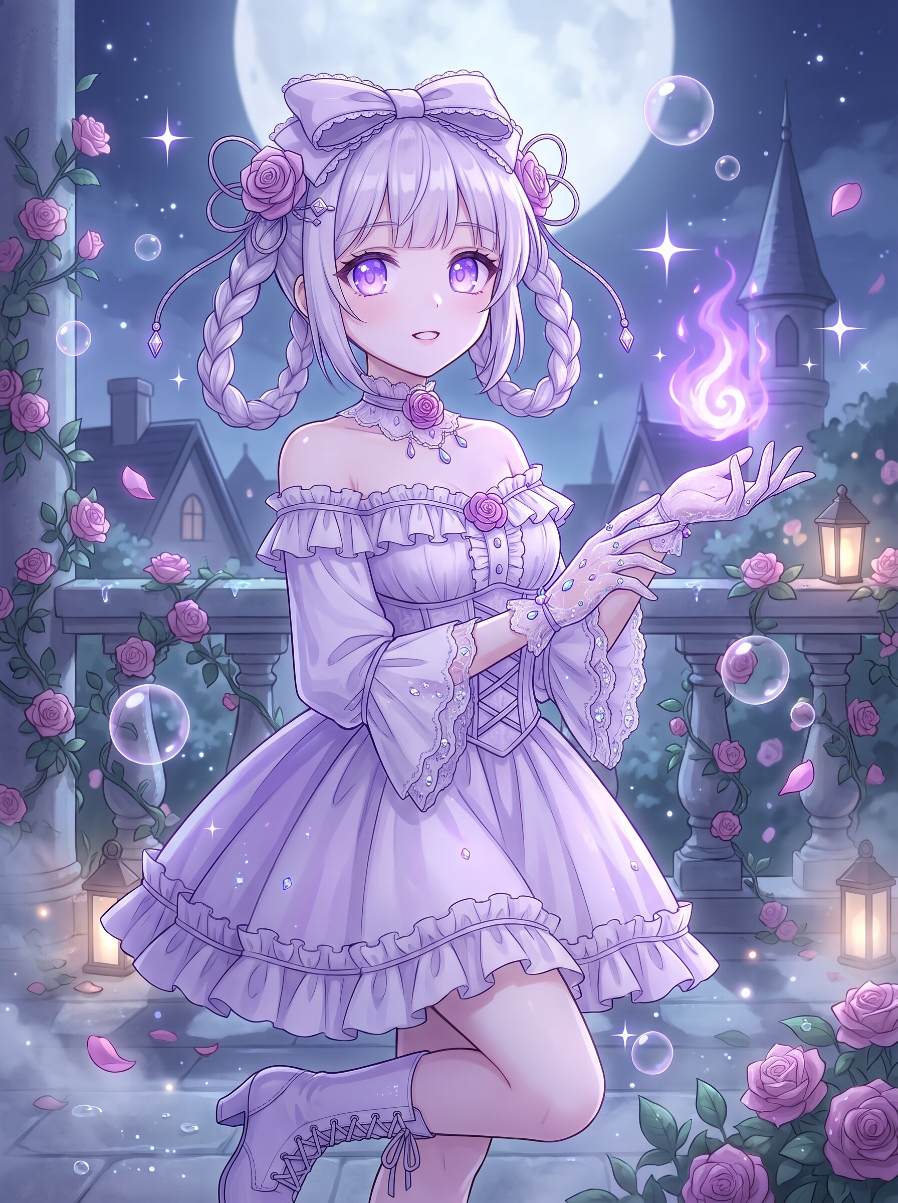 薔薇月夜の詠唱