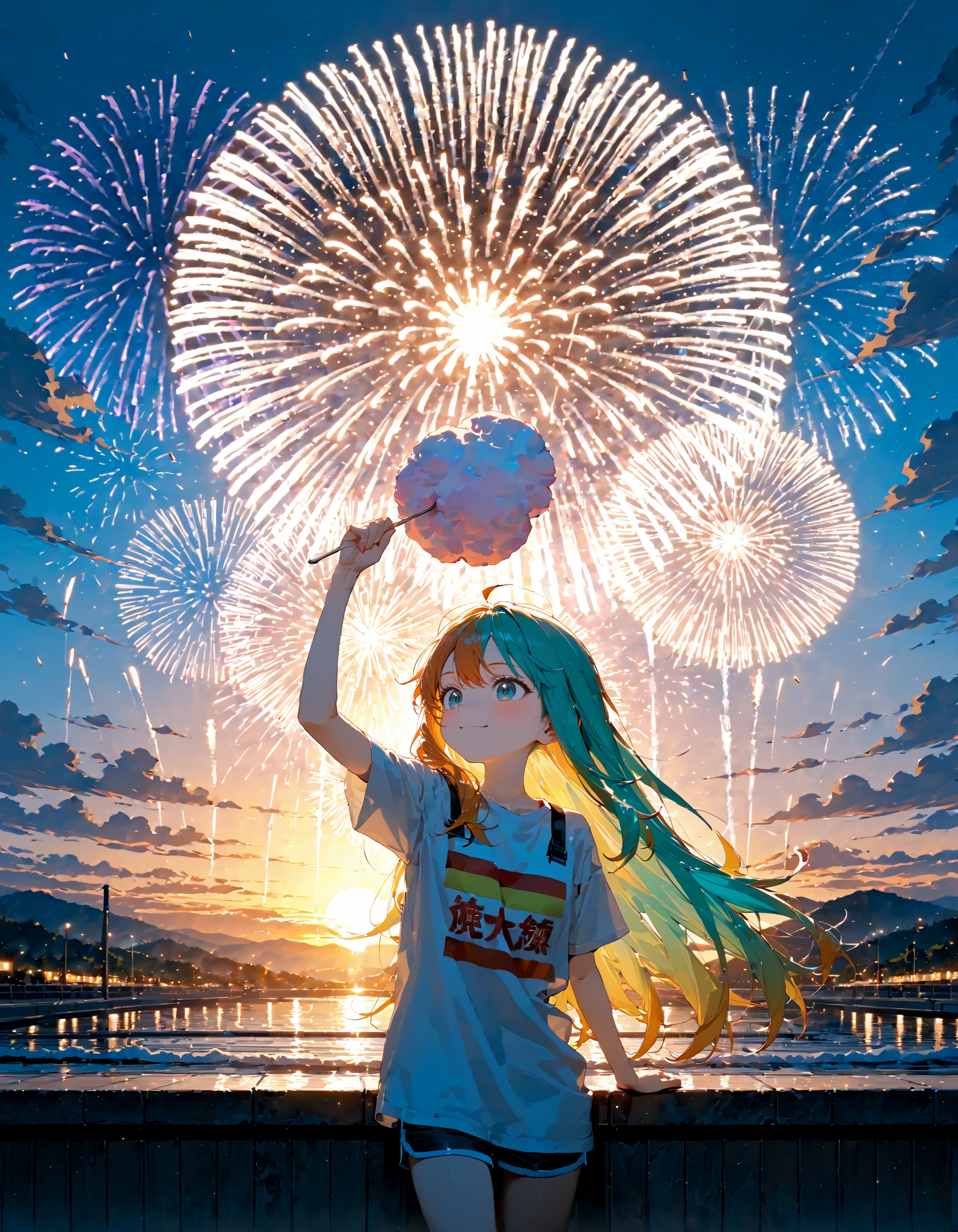 カラフルな少女　その３