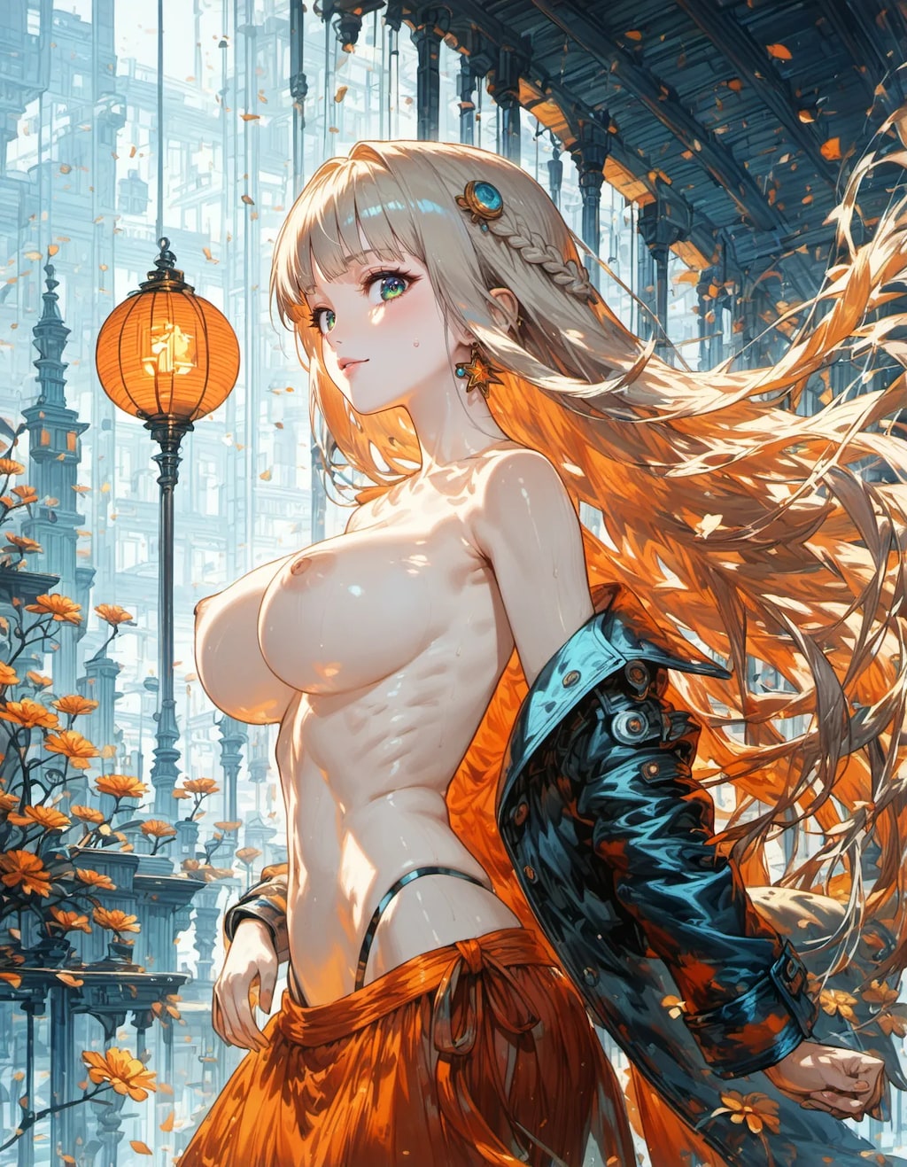 City of Lanterns and Falling Petals