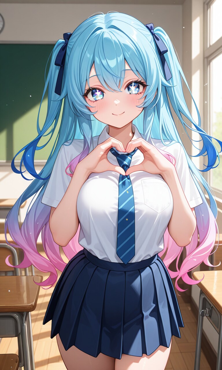 キラキラJK・水色