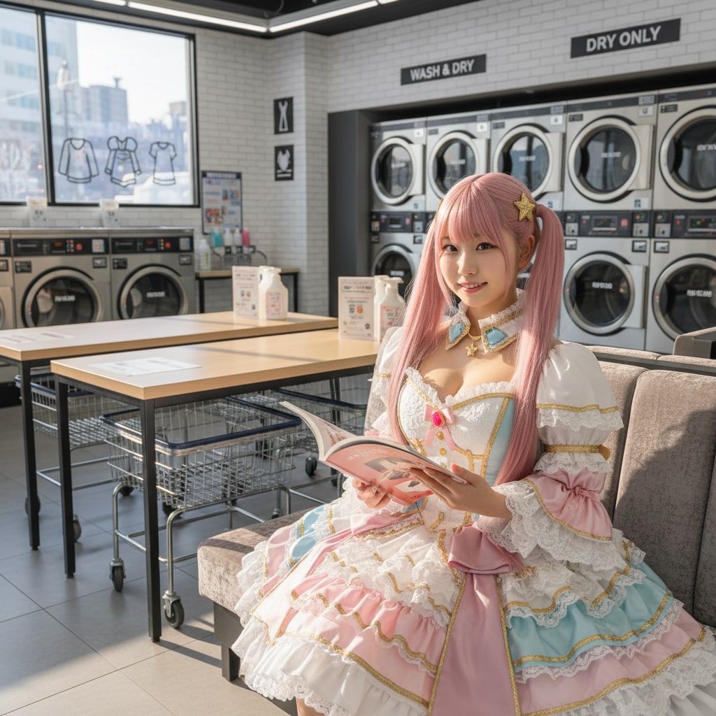 ももツイさん。衣類乾燥機の日 | の人気AIイラスト・グラビア