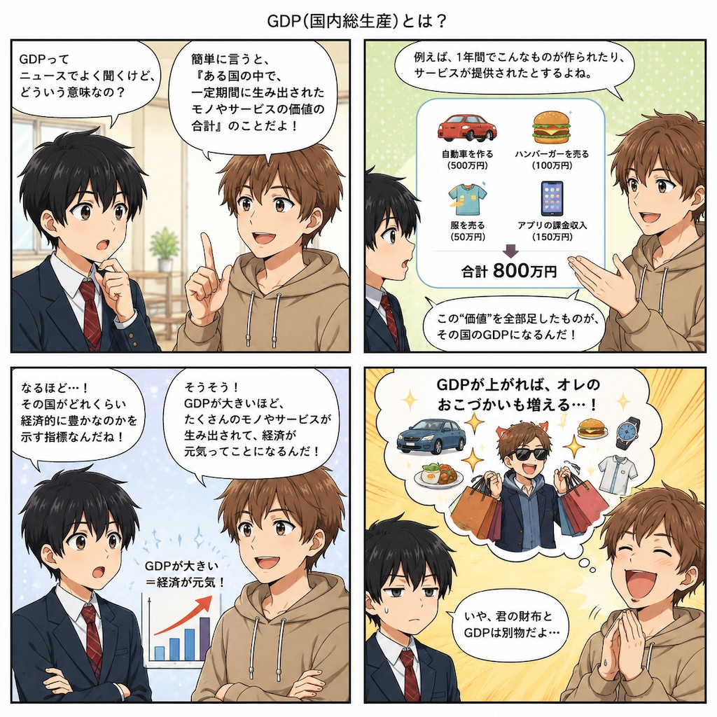 「GDP(国内総生産)」とは？【改訂版】