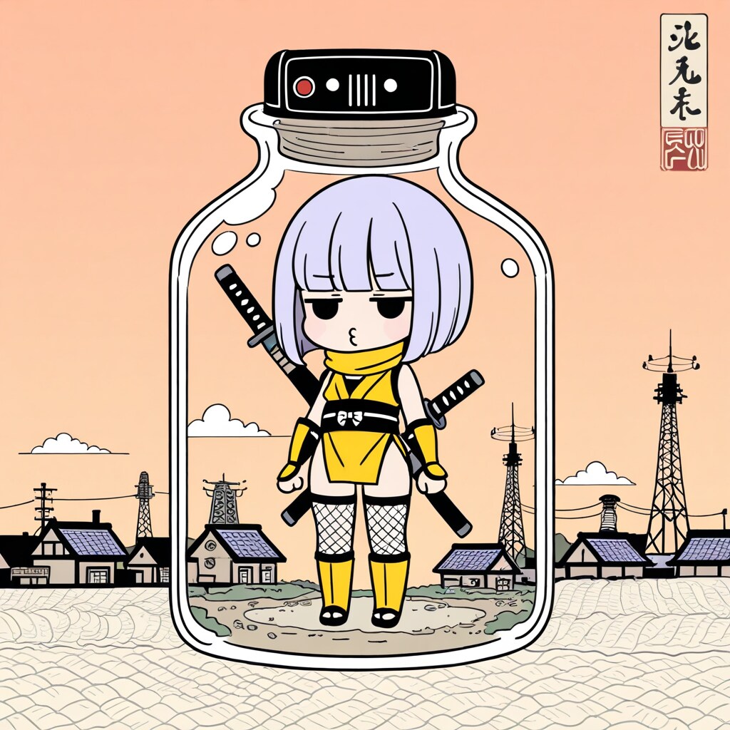 紫髪の忍者ちゃん | の人気AIイラスト・グラビア