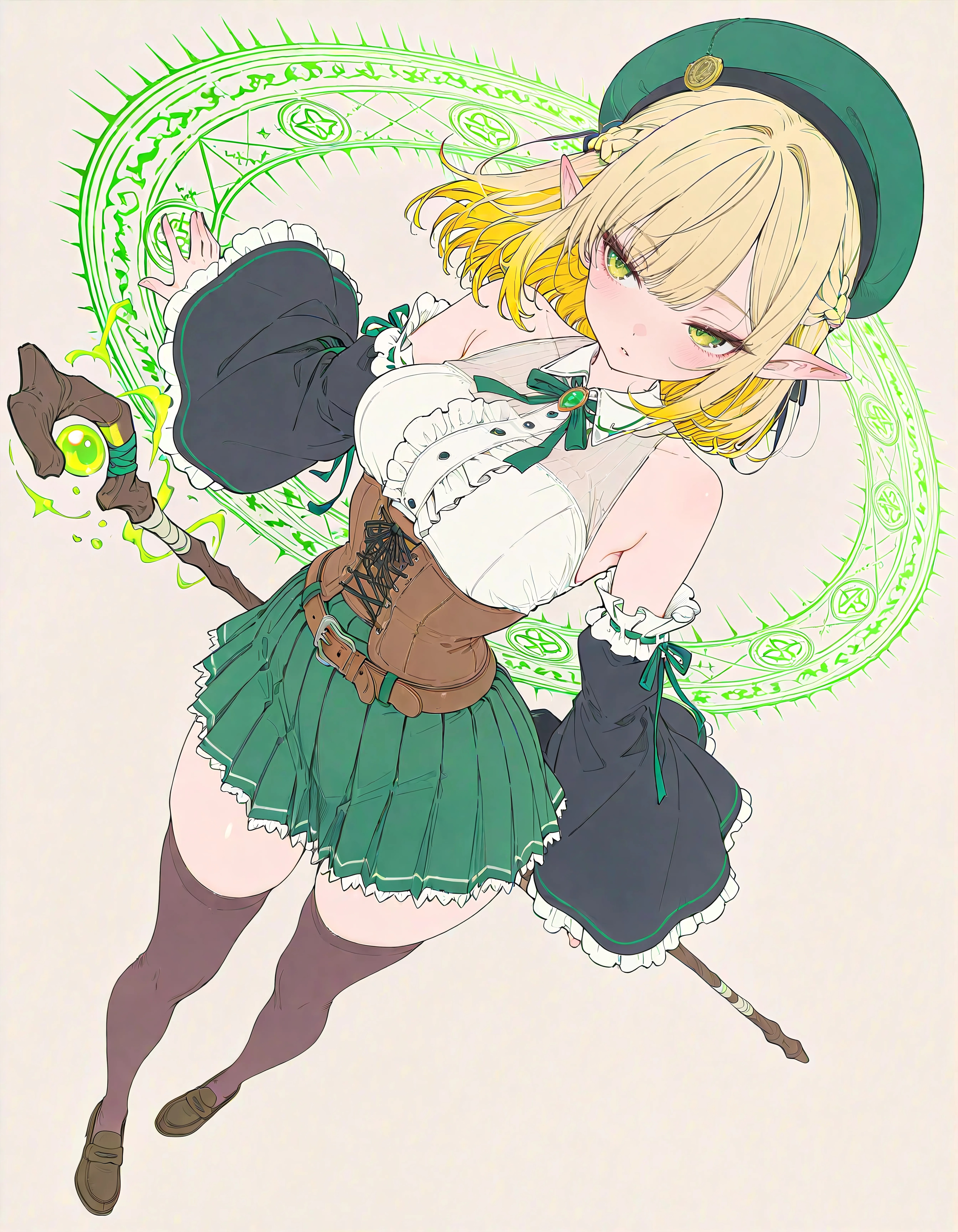 The Elven Sorcerer's Aura | の人気AIイラスト・グラビア