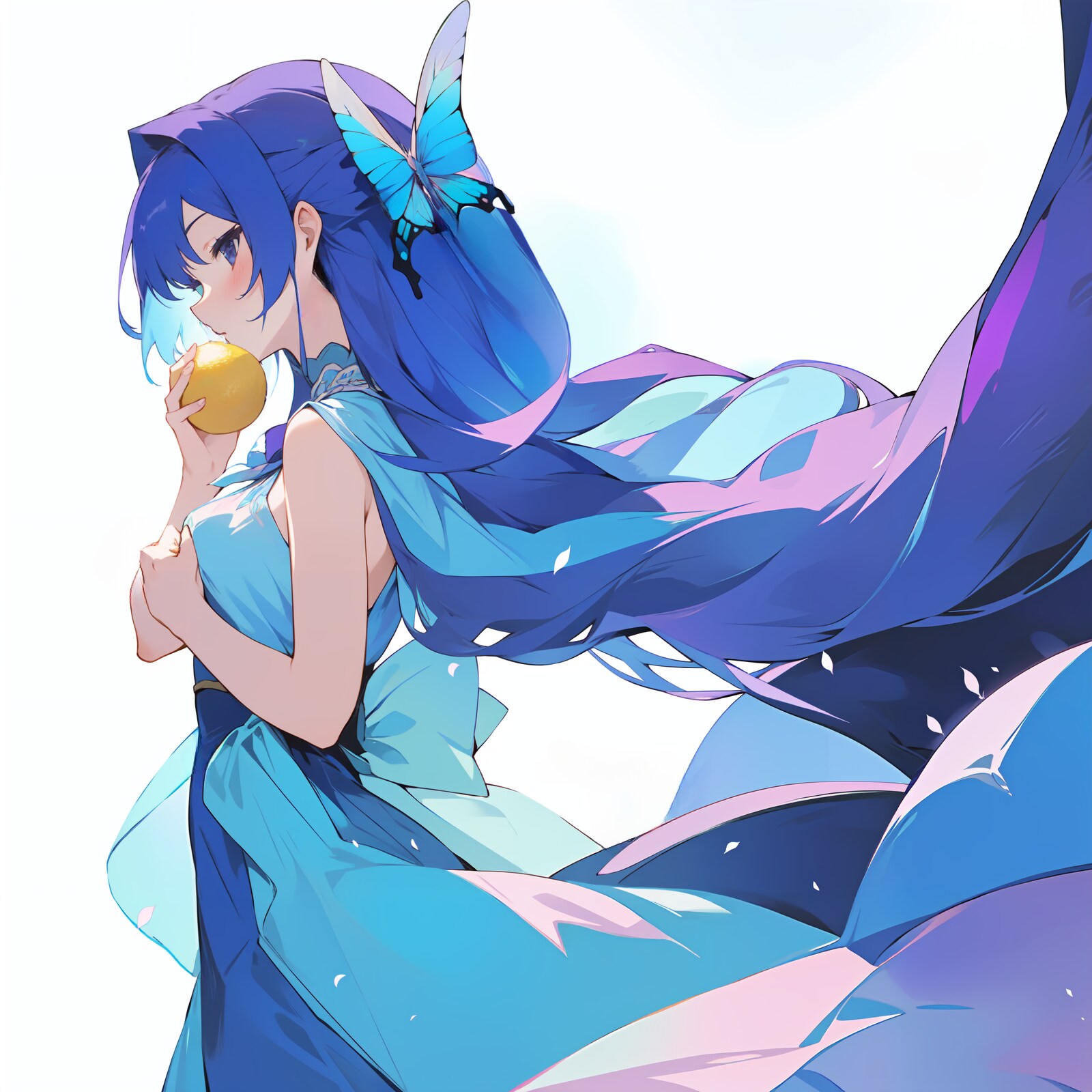 バタフライピーな少女