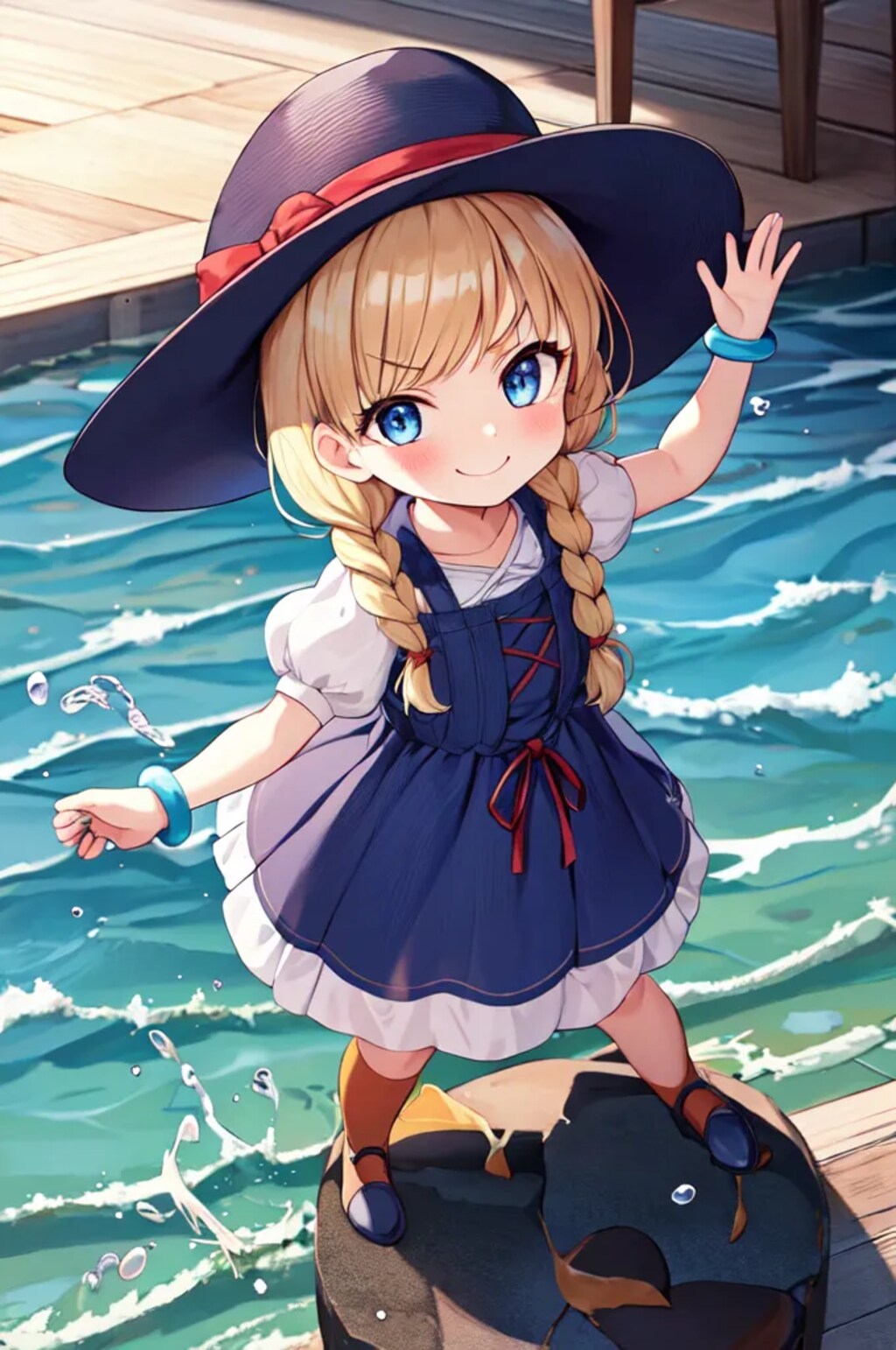 おてんば娘は水遊びがしたいようだ