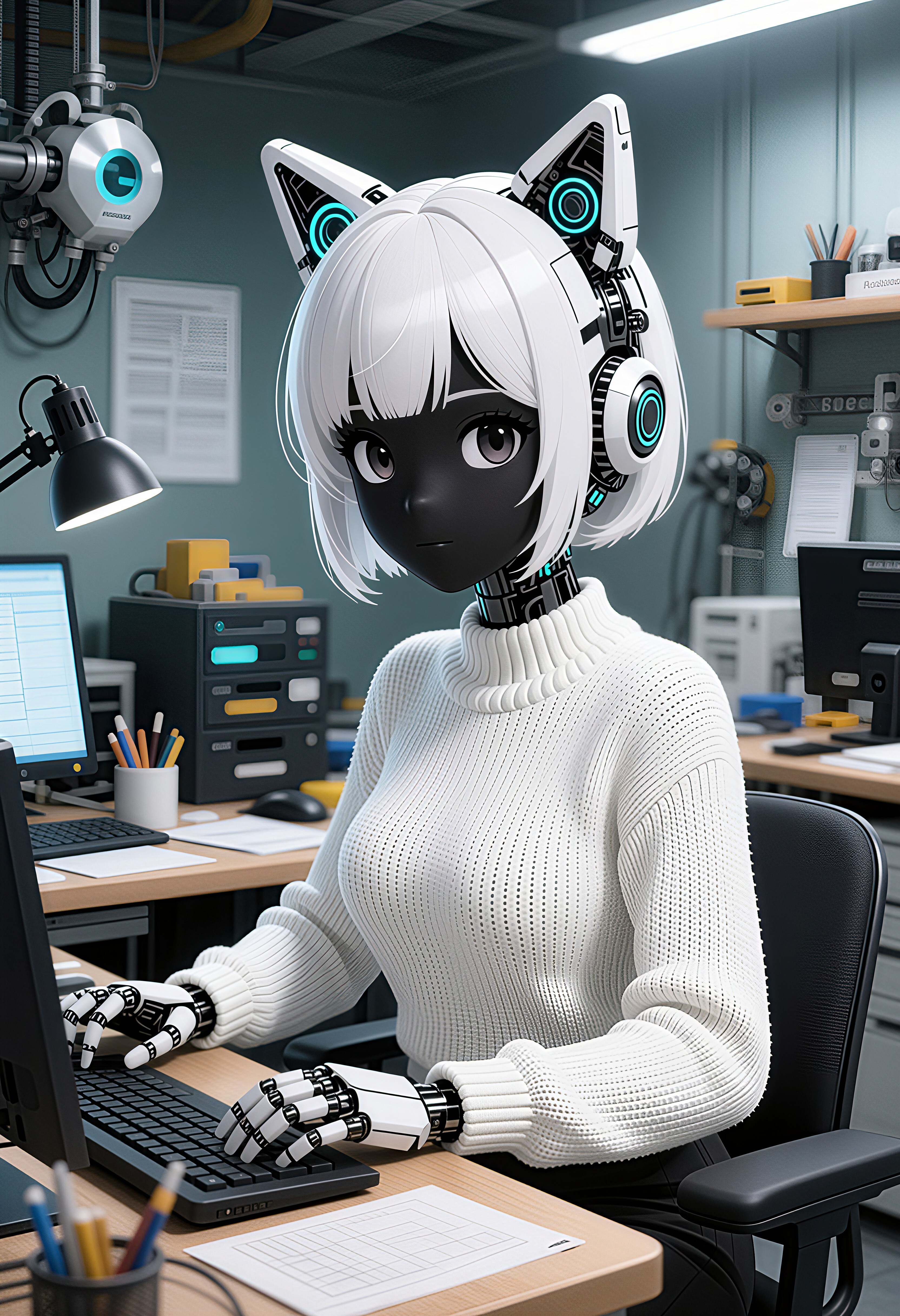 メカ娘3355号 | の人気AIイラスト・グラビア