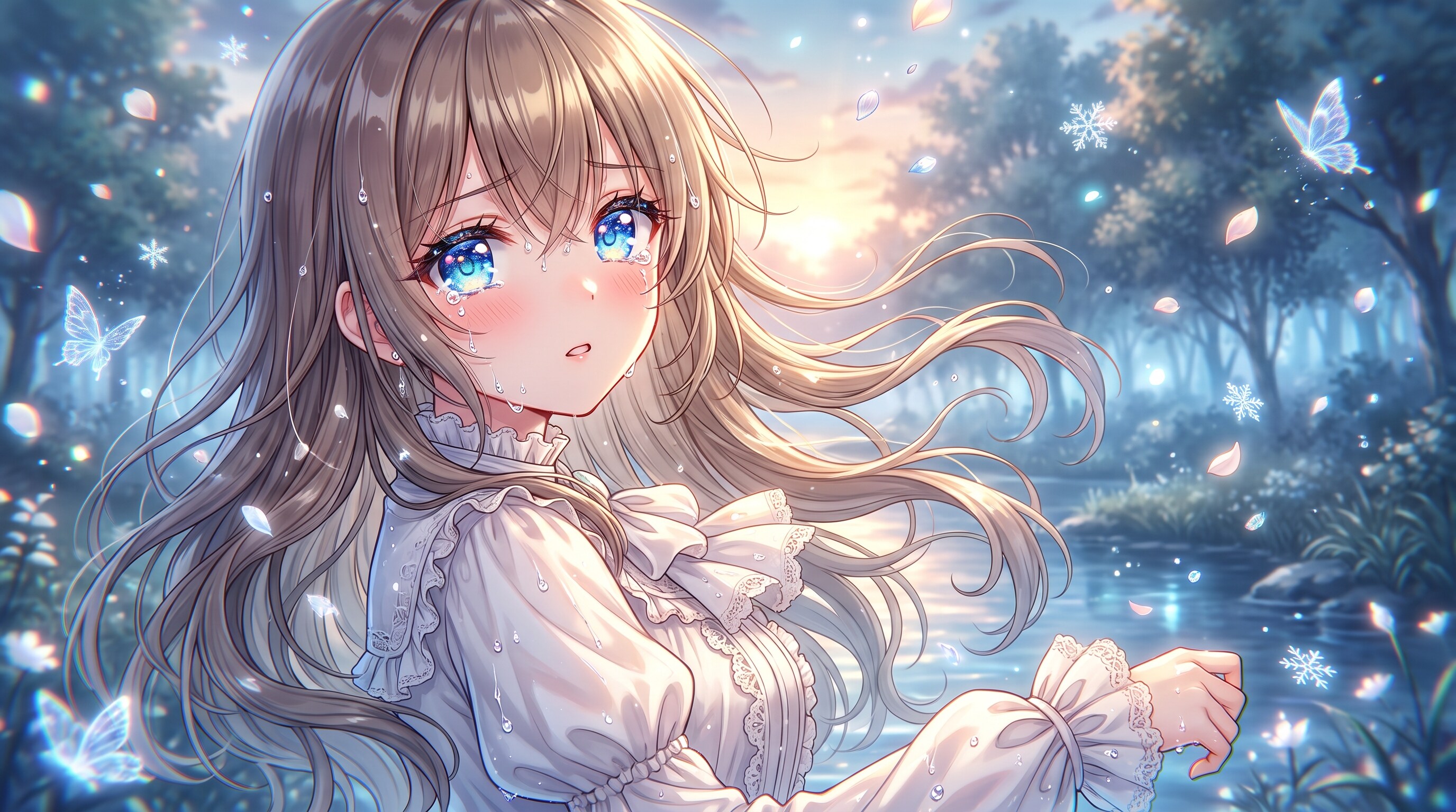 水鏡の涙影