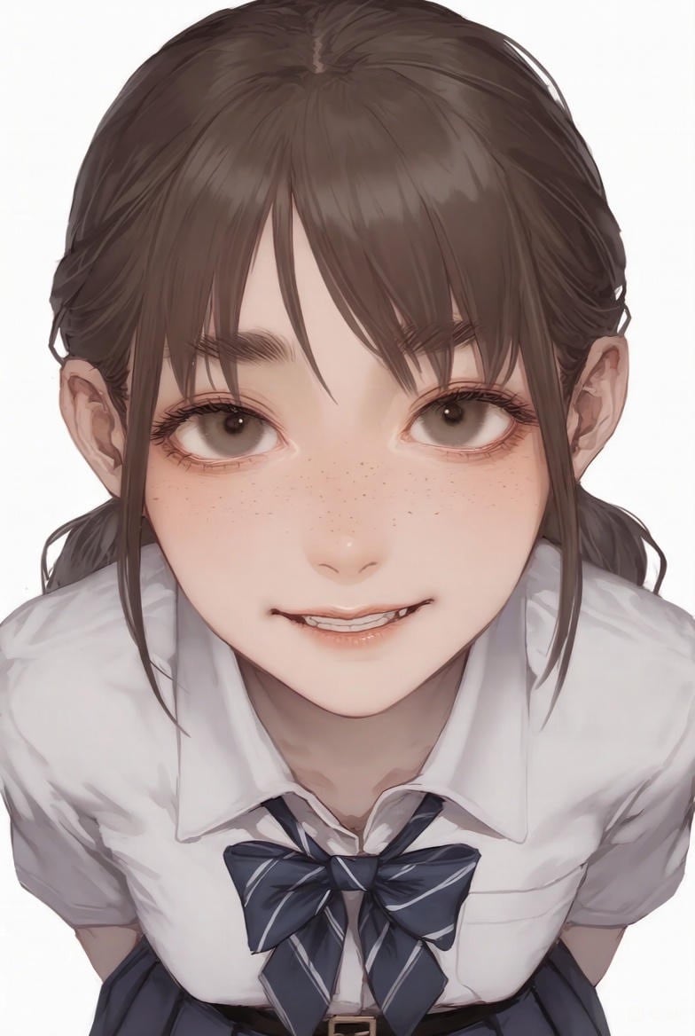 そばかすちゃん立ち絵 | の人気AIイラスト・グラビア