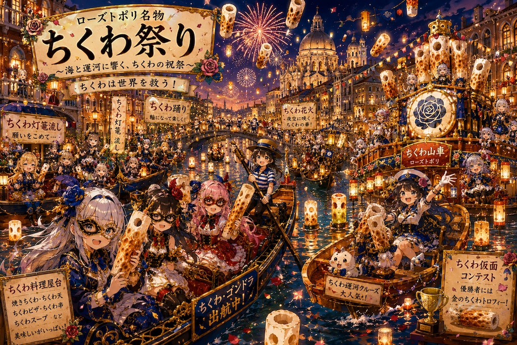 ローズトポリ名物『ちくわ 祭り』③